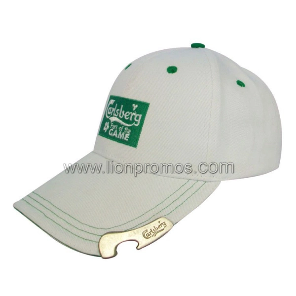 Trade Show Exhibition Events Gift Embroidery Bottle Opener Baseball Cap