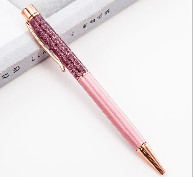 Stationery Office Supply Promontional Gift Ball Pen with Glitter Floating