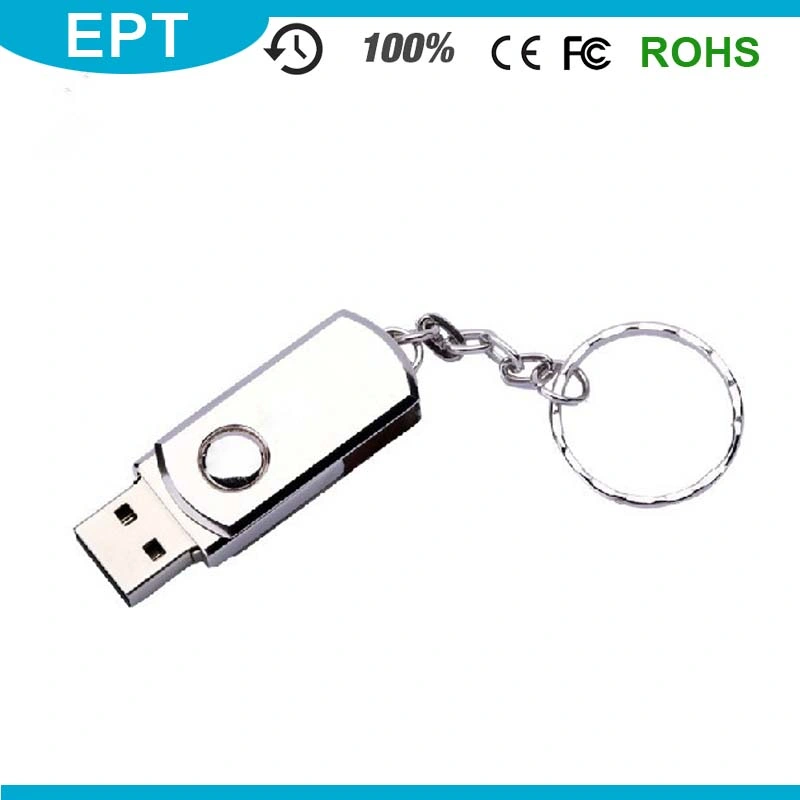 Free Logo Keychain Metal Mini Pormo USB Flash Drive