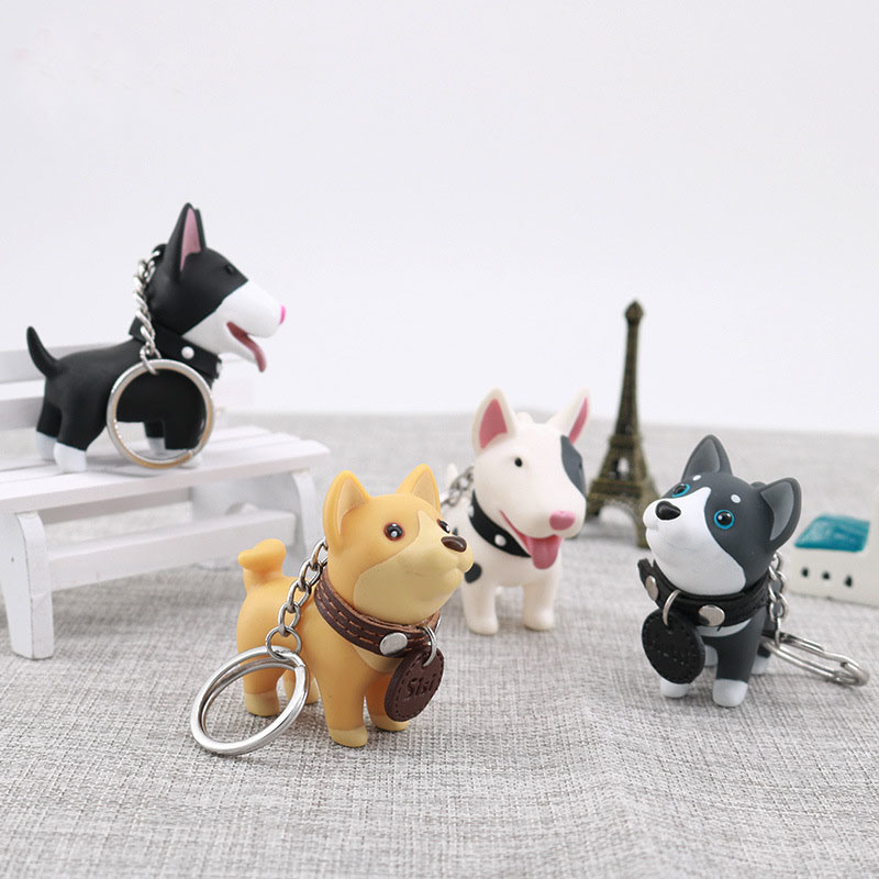 Dog Key Chain Keychain Ring Fashion Animal Jewelry for Women Girls