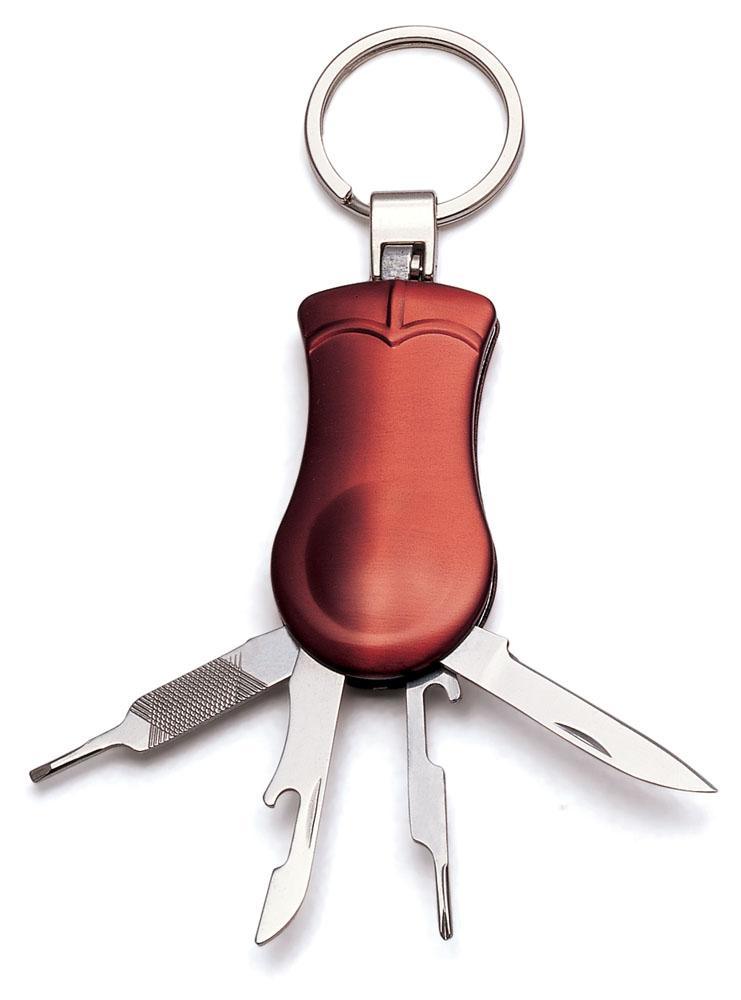 Stainless Steel Key Ring Bottle Opener Multi Tool Key Chain Knife