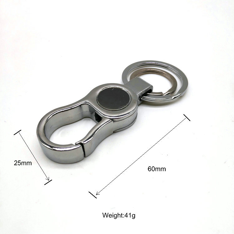 Quality Metal Accessories Manufacturer Custom Metal Key Chains with Snap Hook