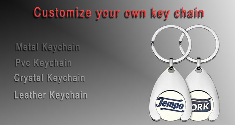 Promotional Factory Blank Gold Sliver Keychains to Sublimate Blank Key Rings