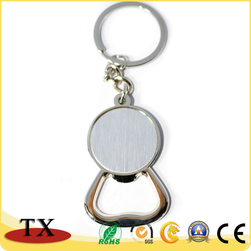 Professional Manufacturer Round Bottle Opener Beer Opener with Ring
