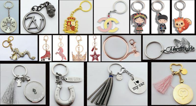 Customize Gifts Factory Custom Real PU Leather Keychain
