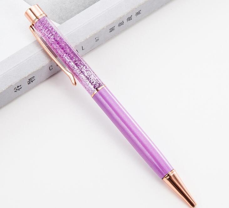 Stationery Office Supply Promontional Gift Ball Pen with Glitter Floating