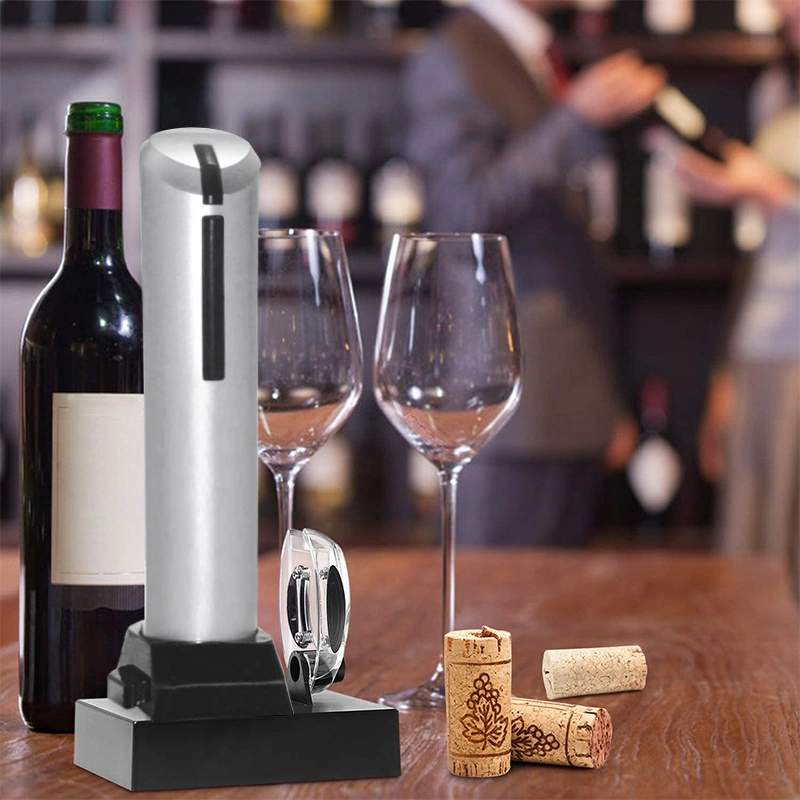 China Luckyman Wholesale Grape Wine Opener Automatic electric Wine Bottle Opener USB Recharge Corkscrew with Cable
