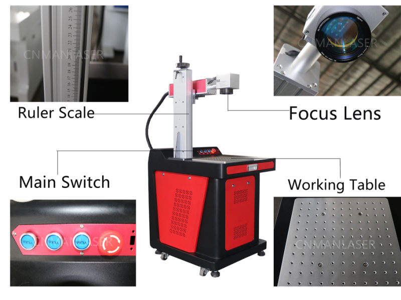 Cheapest Laser Marking Machine for Key Chain Red Wine Bottle Steel Pipe