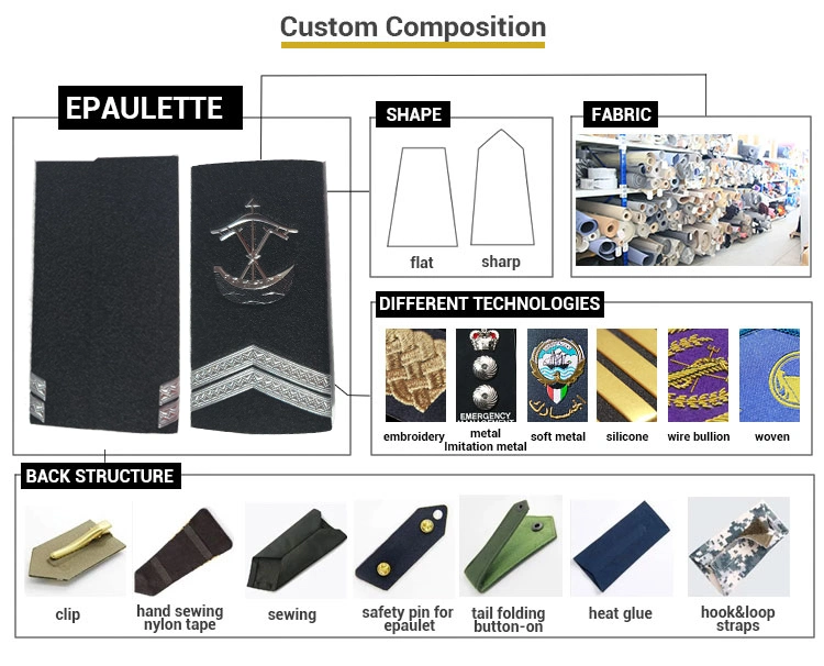 Fashion Soft PVC Military Custom Badge Army Patches