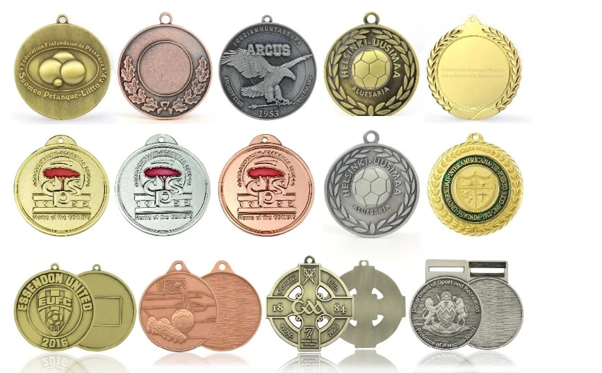 3D Zinc Alloy Metal Triathlon Finisher Game Marathon Running Sports Custom Medal Trophies and Medals