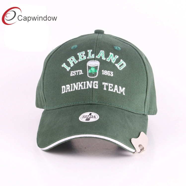 Promotional Cotton Twill Bottle Opener Baseball Cap with Embroidery