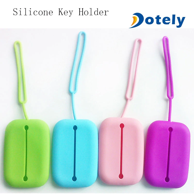 Silicone Key Ring Keychain Bag Card Pouch Holder Mini Wallet