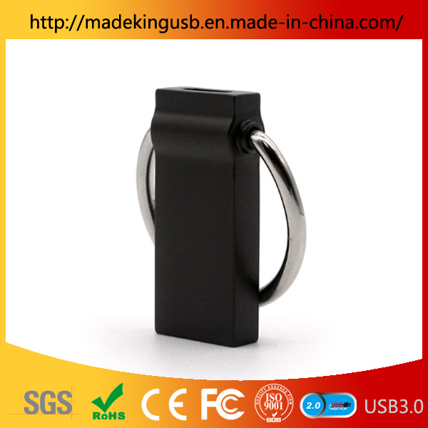 Ultra-Thin Mini Metal Keychain USB Flash Drive