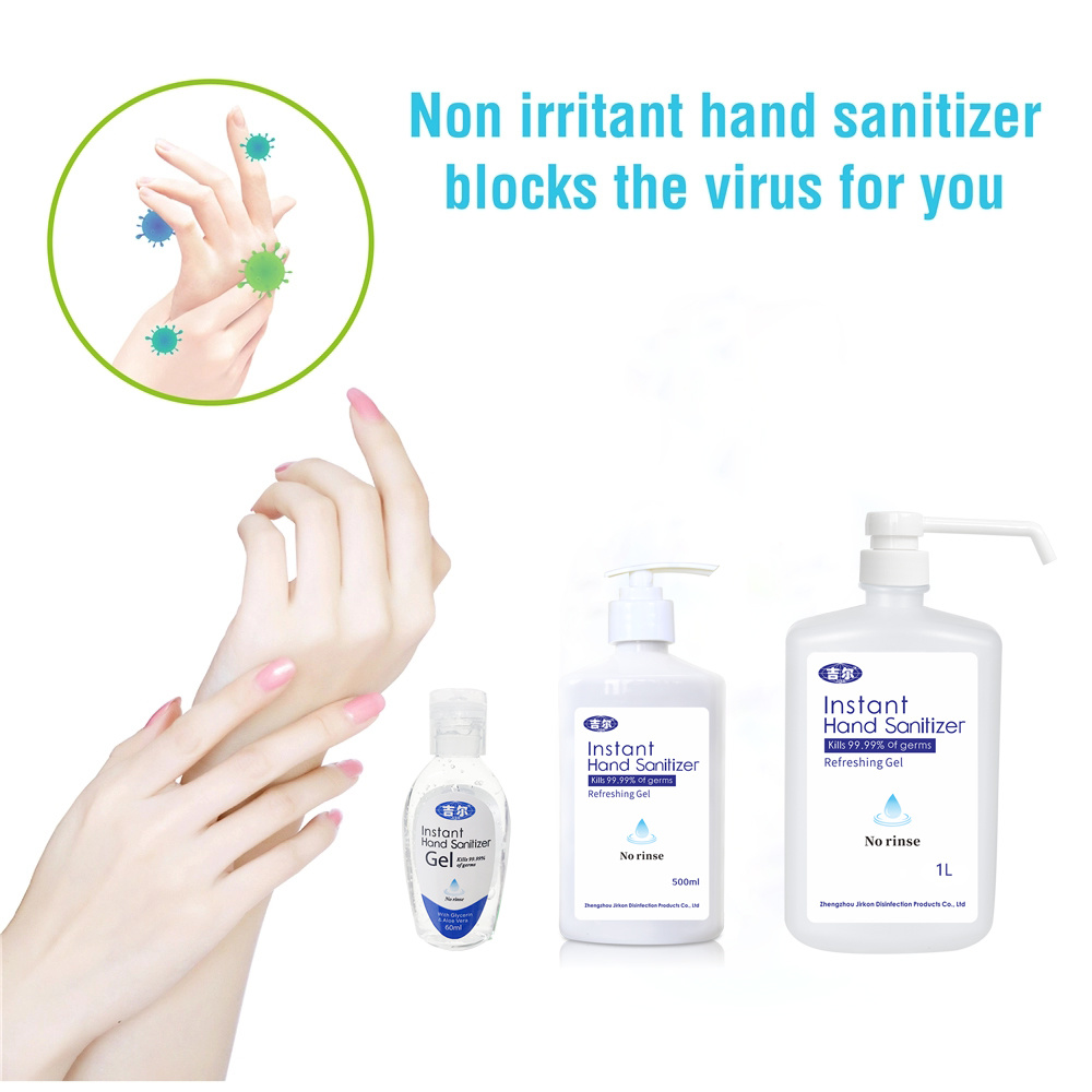 Mini Bulk 500ml Bottle Antibacterial 75% Alcohol UK Instant Hand Sanitizer Gel