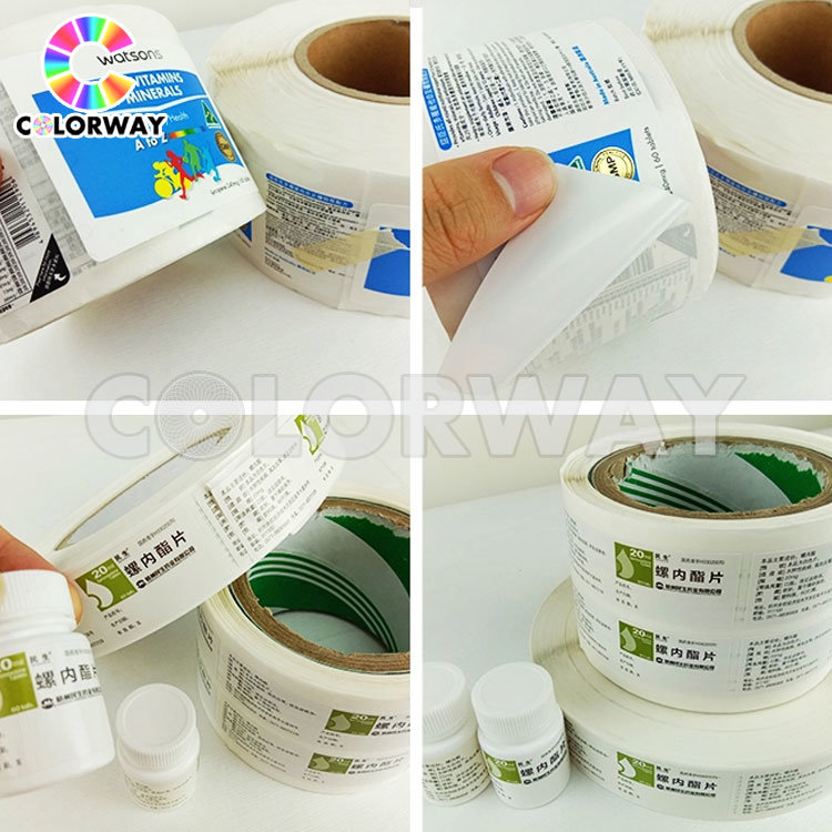 High Quality Custom Waterproof Rolling Daily Chemical Self Adhesive Labels