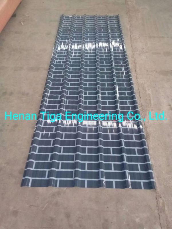 Philippines Color Zinc Factory Directly Sell Cheap Colored Stone Pattern Coated Roof Tiles