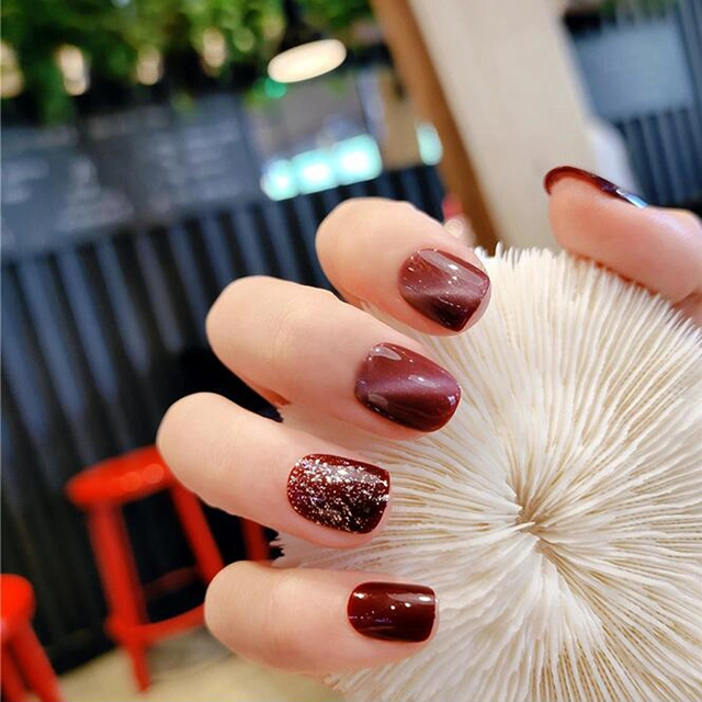 B100 Net Red Cat Eye Wearable Products Japanese Summer Removable Iced Bean Paste False Nail Stickers