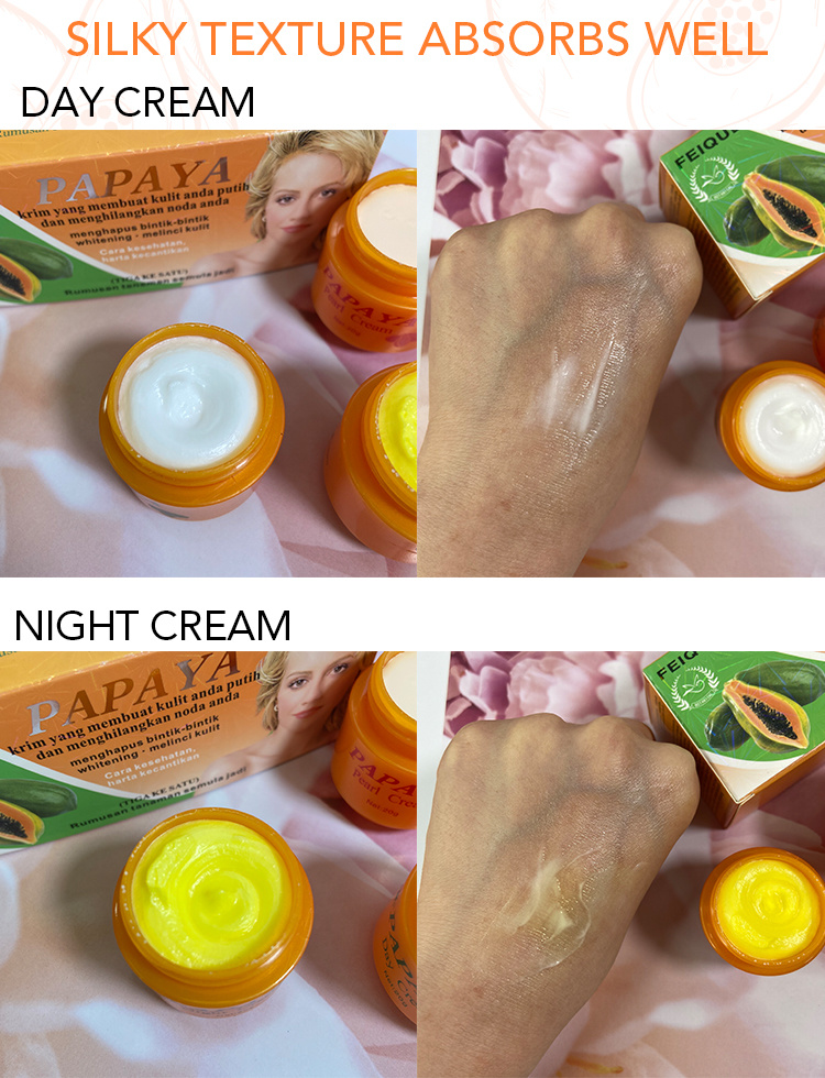 Papaya Strong Whitening and Freckle Dark Spot Removing Face Cream for Dark Skin