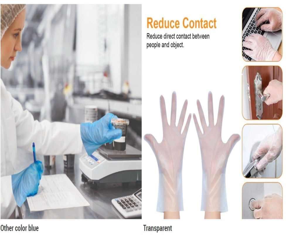 Manufacturers Hot Sell Ready Stock Household Food Contact Black TPE Gloves Black Disposable Gloves