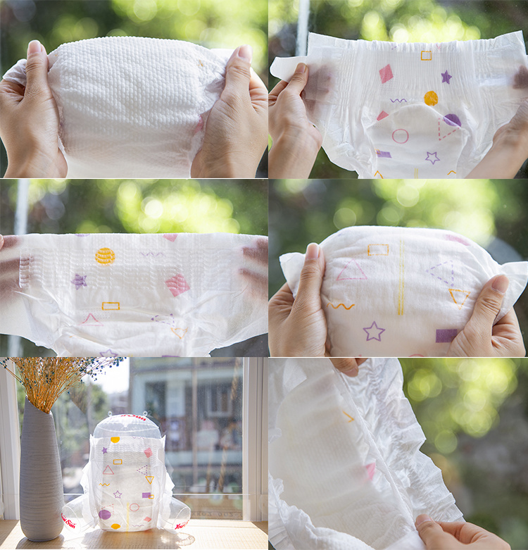 Super Soft Diaper Huge Absorption and Super Soft Embossing Baby Diaper