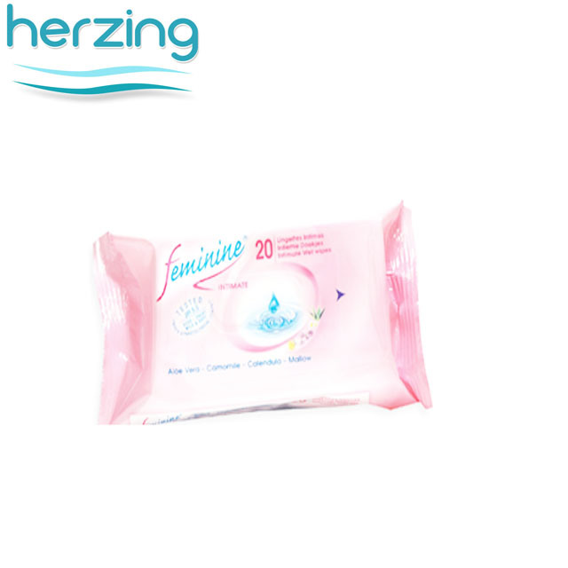 OEM Feminine Personal Care Wet Wipes Lady Intimate Care Wipes