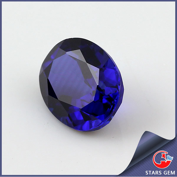 Best Quality Oval Shape 108# Aquamarine Synthetic Spinel
