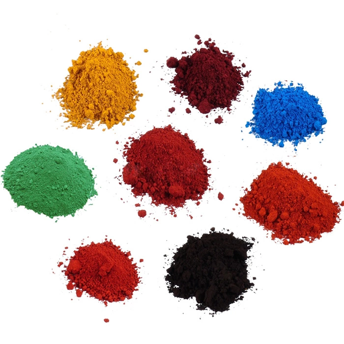 Paint Pigments Red/Blue/Black/Yellow/Green/ Orange/Brown Iron Oxide