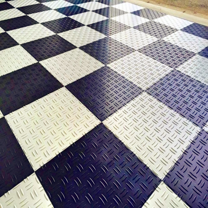 Qingdao Interlocking PVC Garage Flooring Tiles, Installation in My Workshop