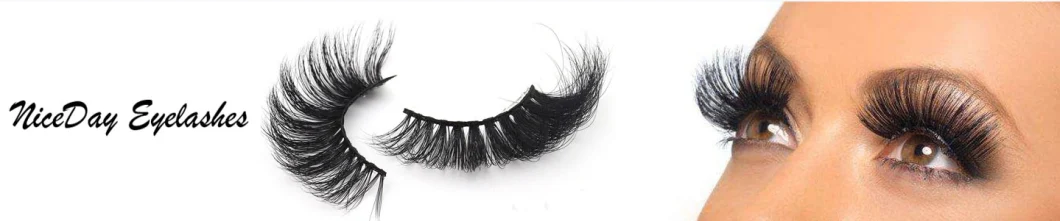 High Quality Hot Style Real Mink Colored Eyelashes Custom Packaged for Halloween