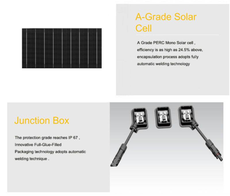Osda Salar All Black 166mm Solar Cell 435W Monocrystalline Full Black Solar Panel