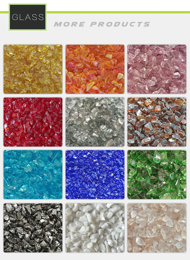 Best Selling High Quality Opaque Colored Glass Chips