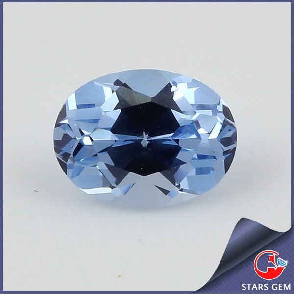 Best Quality Oval Shape 108# Aquamarine Synthetic Spinel