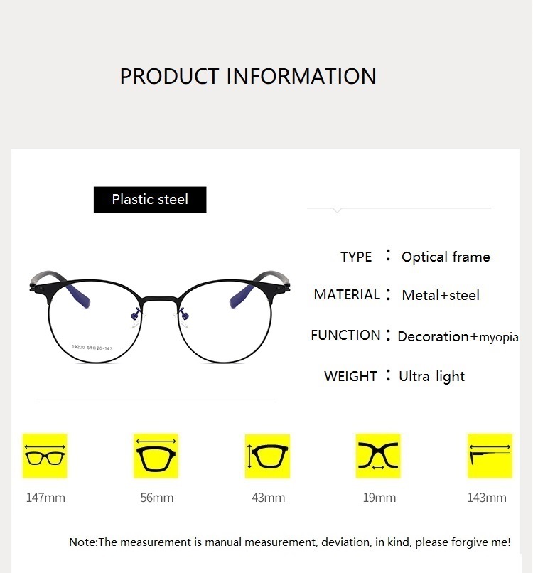 Frame Men Myopia Prescription Spectacle