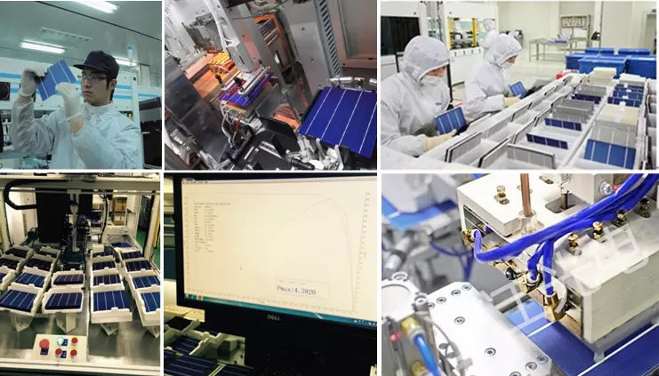 125*125mm Blue and Blue Color 4W-5W Mono Solar Cell