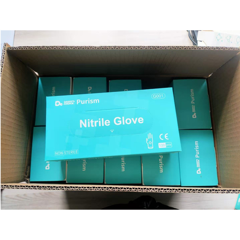 CE ISO FDA Certificate Disposable Nitrile Working Gloves Medical Examination Glove