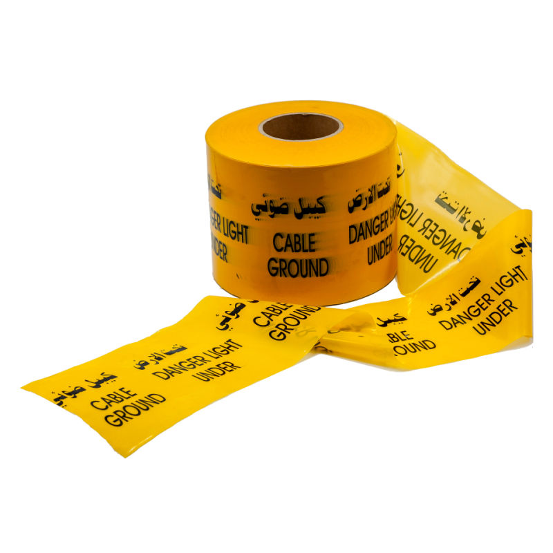 Red Colour Non-Adhesive Sharp Red Color Warning Tape
