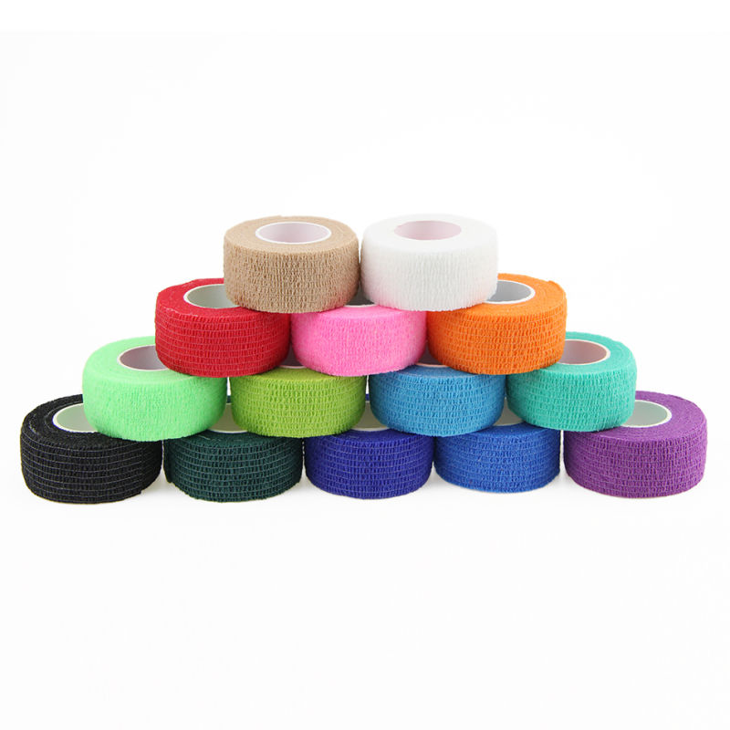 Medical Colored Printed Non Woven Elastic Cohesive Bandages