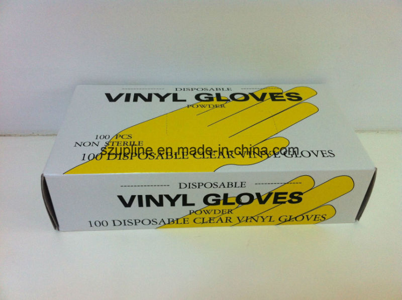 Transparent Clear Medical Examination Vinyl Gloves Disposable