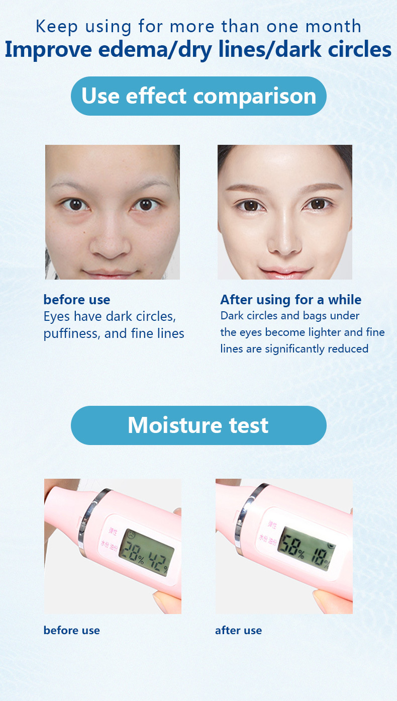 Private Label Cosmetic Remover Dark Circles Moisturizing Anti-Puffiness Sleep Collagen Eye Mask Gel