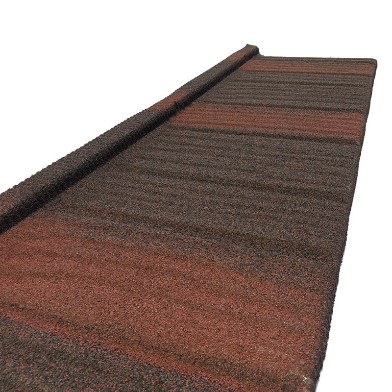 0.4mm Thickness Colored Stone Coated Steel Roof Tile for Construction