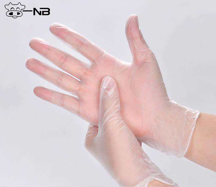 Transparent Disposable Vinyl Non Medical Examination Gloves