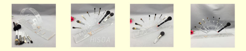 Acrylic Cosmetics Makeup Brush Display Stand Makeup Tool Display Stand