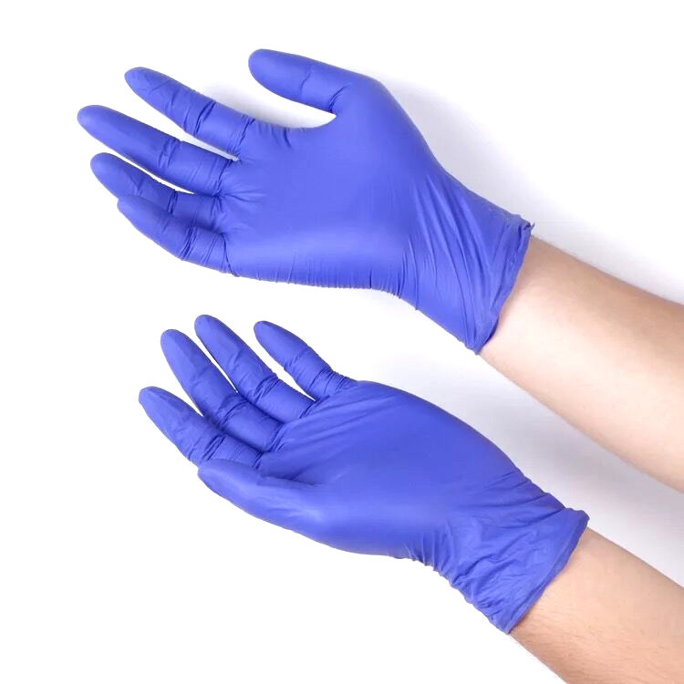 Safety Working Medical Examination Nitrile Disposable Glove in Guangzhou