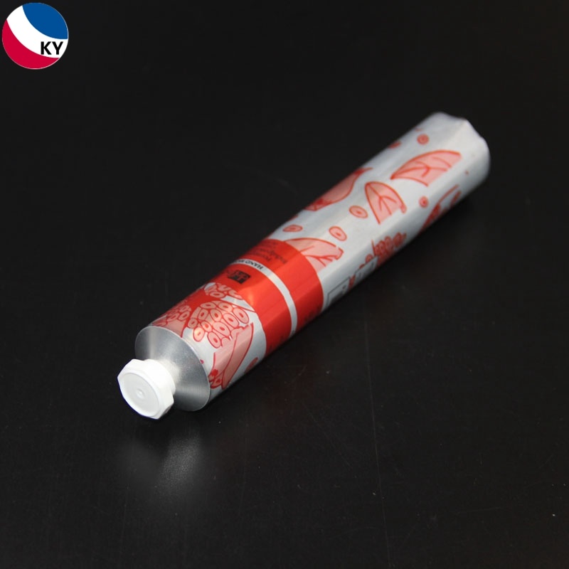 Hand Cream Aluminum Metal Tube with Screw Top Packaging