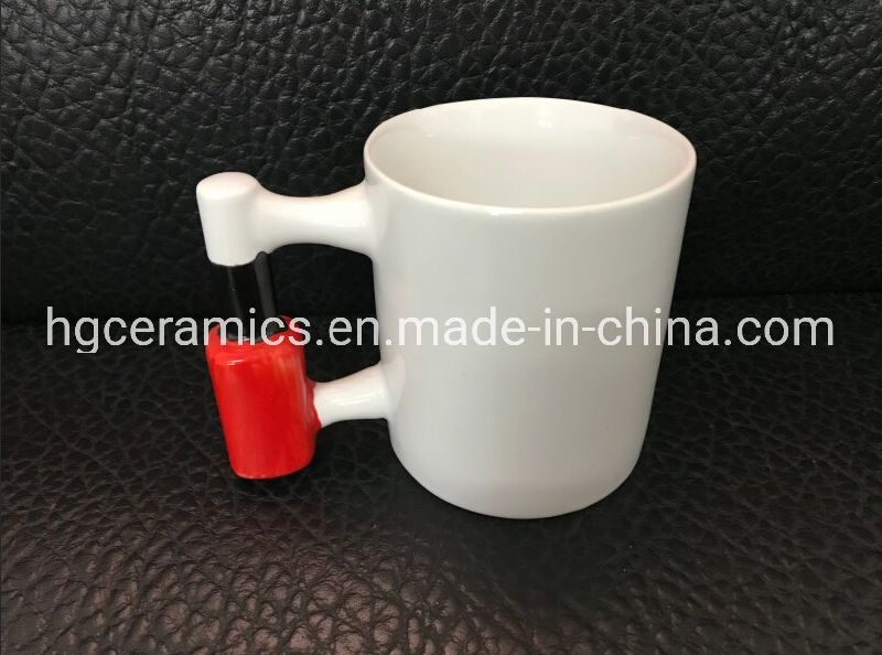 Customized Handle Ceramic Mug, Customized Coffee Cup