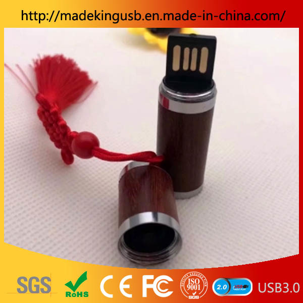 New Cylindrical High-End Business Retro Chinese Style Gift USB Flash Drive