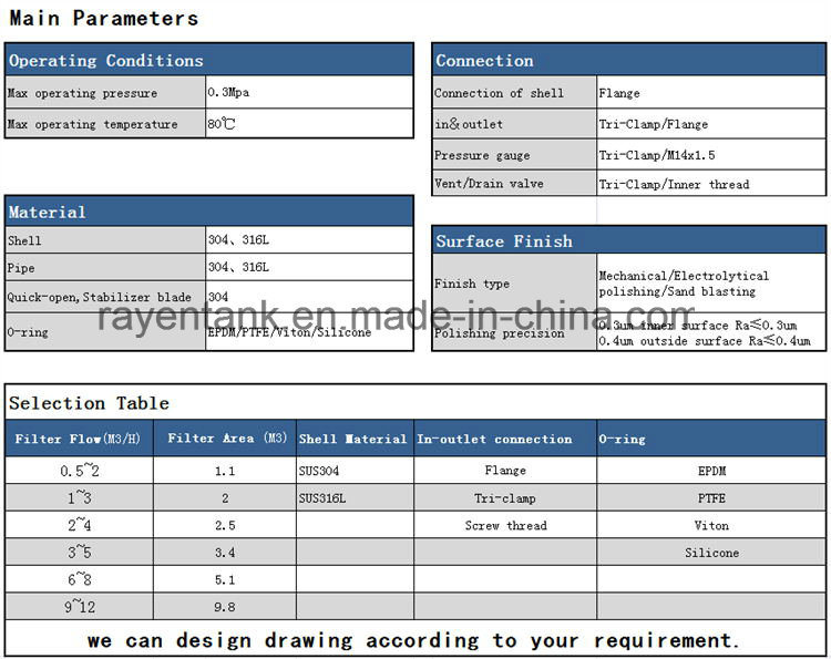 Big Capacity Stainless Steel Beer Diatomite Filter