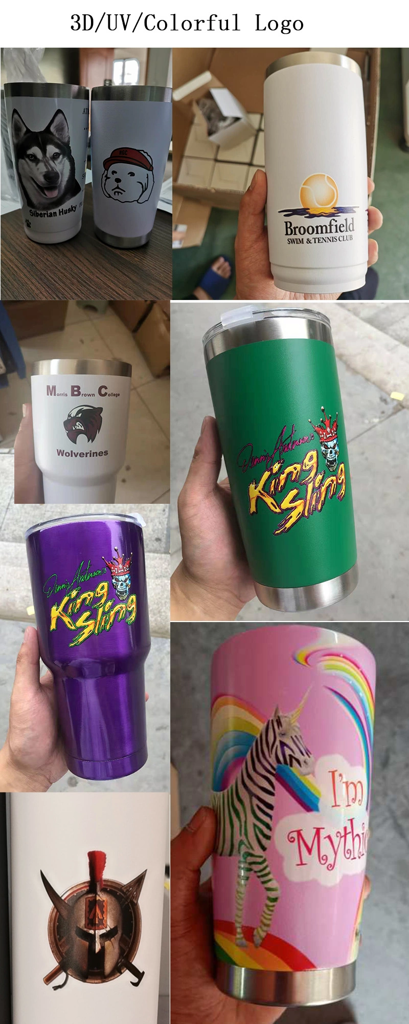 Wholesale Price 30oz Custom Logo Stainless Steel Coffee Thermos Cup Tumbler