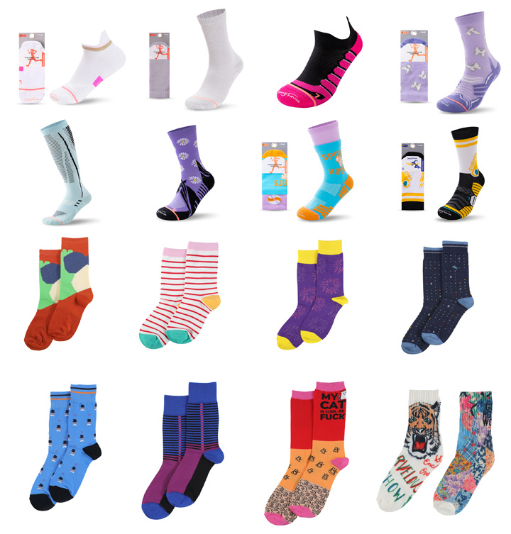 Custom Socks for Men and Women Autumn and Winter Golf Cotton Sports Socks