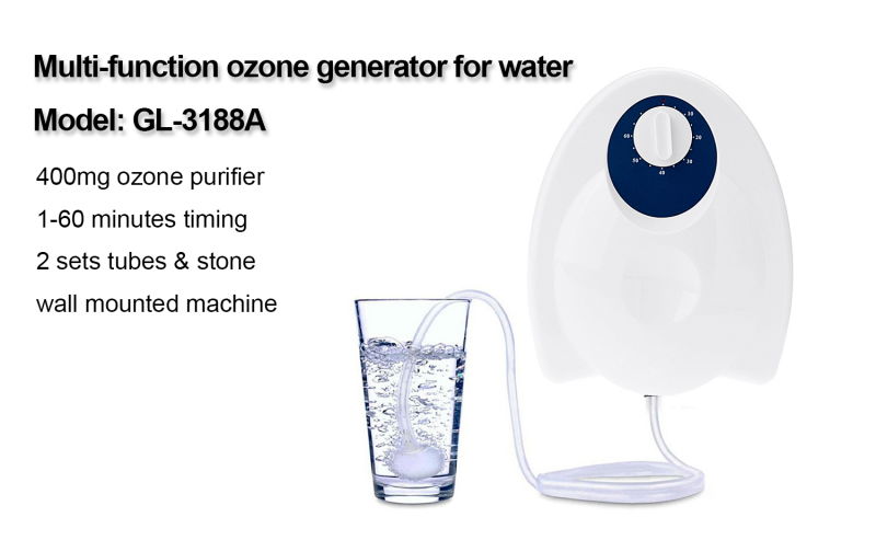 China Factory Portable Ozone Water Generator Purifier for Home Use